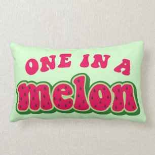 Cute One in a Melon Summer Throw Pillow