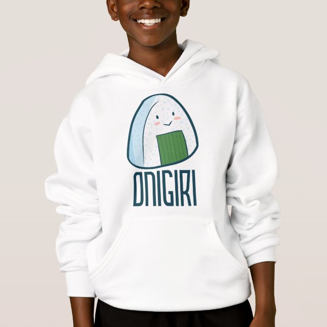 Cute Onigiri Hoodie (Front)