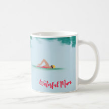 Cute Open Water Swimming Nature Mothers Day