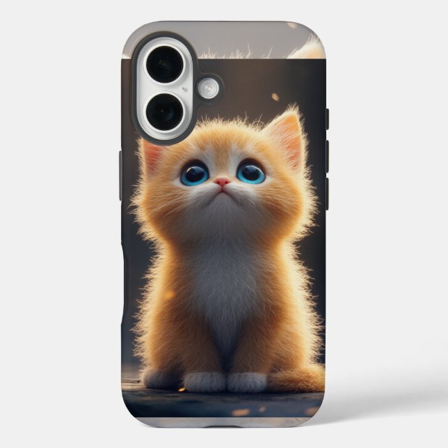 Cute Orange Cat Case-Mate iPhone Case (Back)