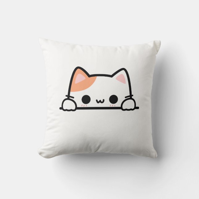 Cute orange cat  cushion (Front)