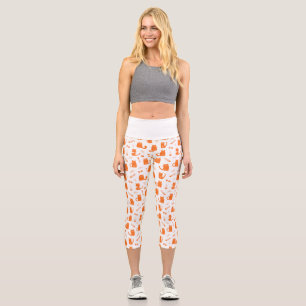 Cute Orange Cat Lover Leggings
