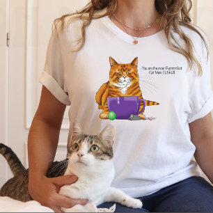 Cute Orange Easter Cat T-Shirt
