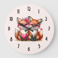 Cute Orange Foxes in Love