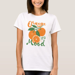 Cute Orange Fruit Graphic Retro Vintage Citrus T-Shirt