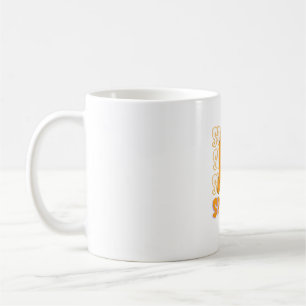 Cute Orange Ghost Spooky Season Halloween Design Coffee Mug