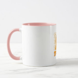 Cute Orange Ghost Spooky Season Halloween Design Mug
