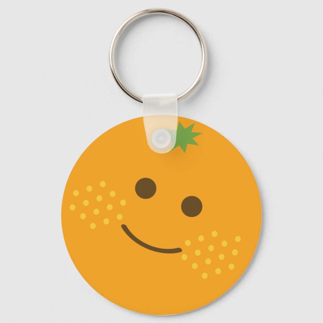 Cute Orange Key Ring (Front)