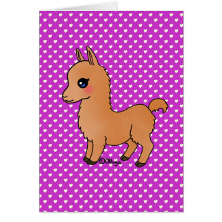 Cute Orange Llama