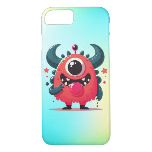 Cute Orange Monster Cartoon-67423 iPhone 8/7 Case