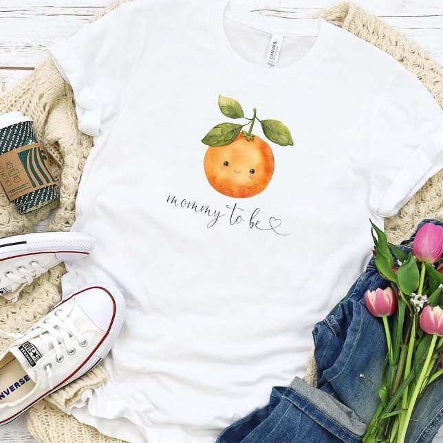 Cute Orange Mummy To Be  T-Shirt (Creator Uploaded)
