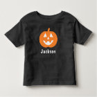 Cute Orange Pumpkin Custom Name Halloween