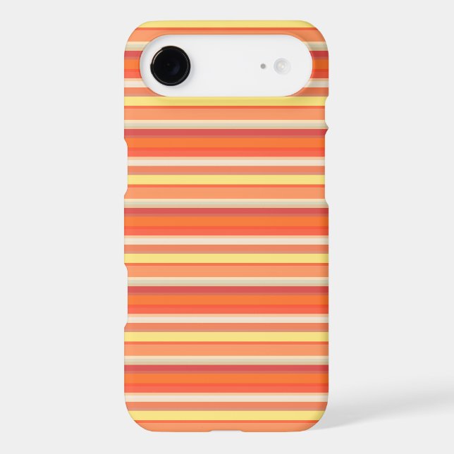 Cute orange red stripes  (Back)
