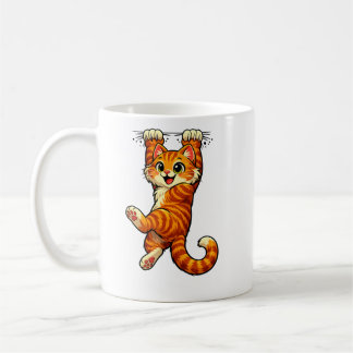 Cute Orange Tabby Cat Coffee Mug
