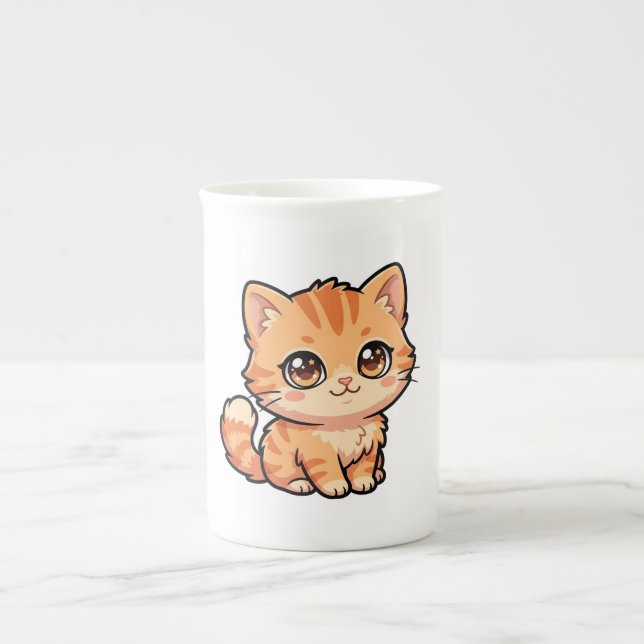 Cute Orange Tabby Kitten Speciality Mug (Front)