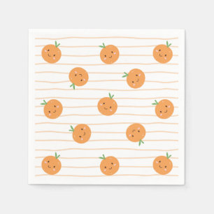 Cute Oranges Print - Napkins