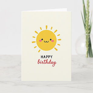Cute Orb Birthday Card