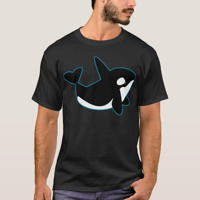 Cute Orca (Killer Whale) T-Shirt (Front)