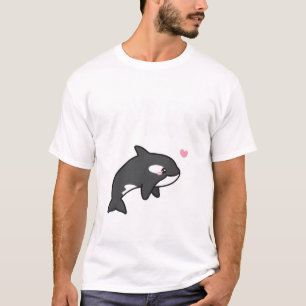 Cute Orca, Save The Sea Pandas Funny T-Shirt