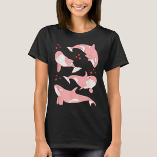 Cute Orca Whale Marine Biologist Sea Animals Valen T-Shirt