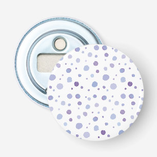 Cute Organic Brushstroke Dot Artwork Bottle Opener