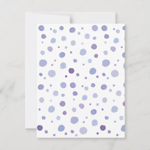 Cute Organic Brushstroke Dot Artwork Card