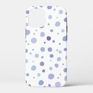 Cute Organic Brushstroke Dot Artwork iPhone 12 Mini Case