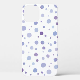 Cute Organic Brushstroke Dot Artwork iPhone 12 Case
