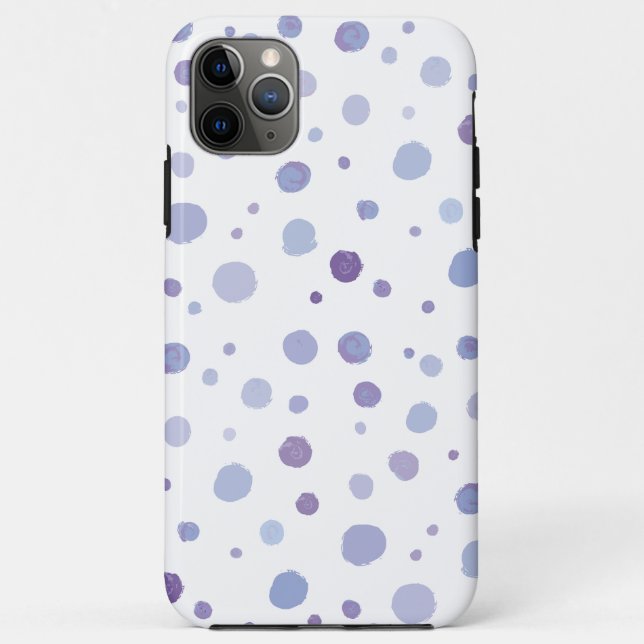 Cute Organic Brushstroke Dot Artwork Case-Mate iPhone Case (Back)
