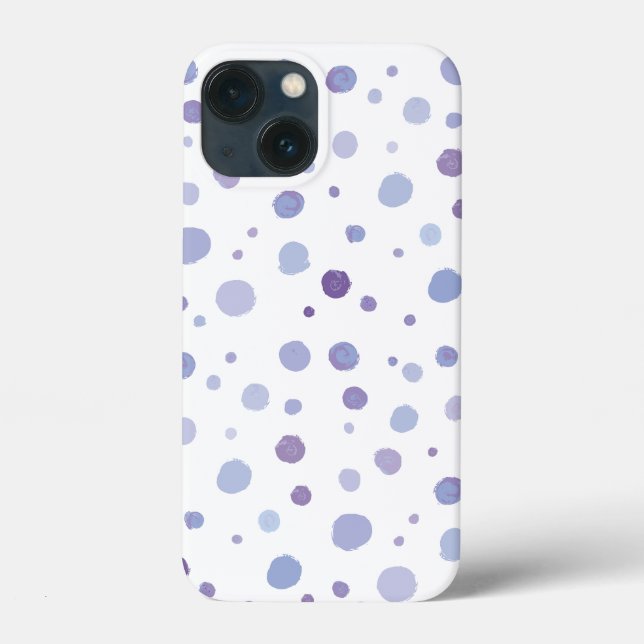 Cute Organic Brushstroke Dot Artwork Case-Mate iPhone Case (Back)