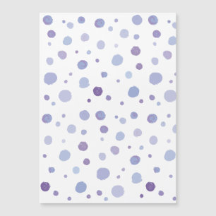 Cute Organic Brushstroke Dot Artwork Magnetic Invitation