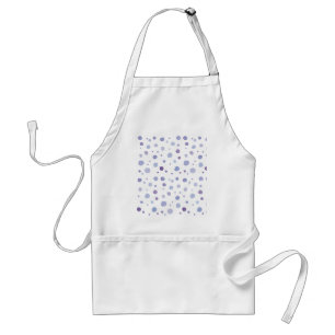 Cute Organic Brushstroke Dot Artwork Standard Apron