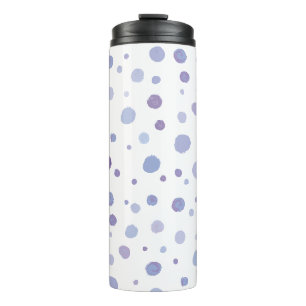 Cute Organic Brushstroke Dot Artwork Thermal Tumbler