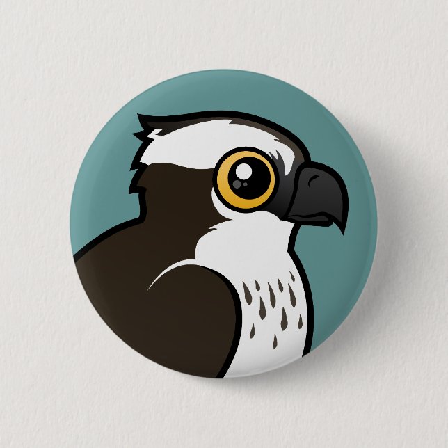 Cute Osprey 6 Cm Round Badge (Front)