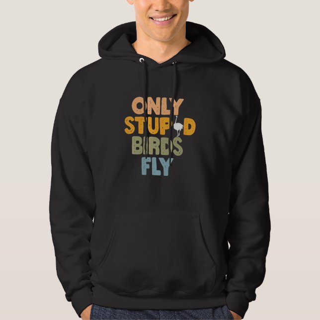 Cute Ostrich Hoodie (Front)