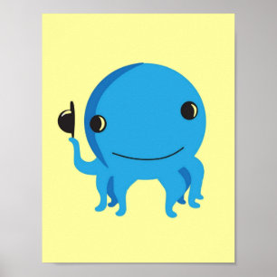 Cute Oswald  The Octopus Poster