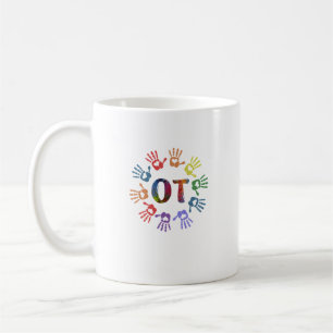 Cute OT Hands Occupational Therapy Gift   Coffee Mug