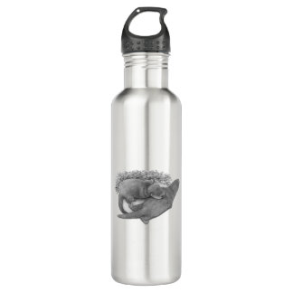 Cute otter 710 ml water bottle