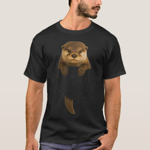 Cute Otter Cket Funny For Men Women Kid Otter Love T-Shirt
