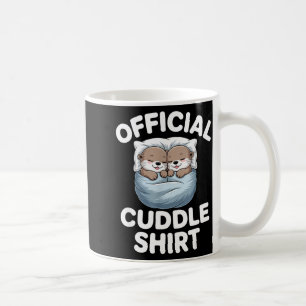 Cute Otter Couple Cozy Cuddle  Coffee Mug