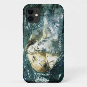 Cute Otter Design for Animal-lovers iPhone 11 Case