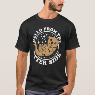 Cute Otter For Wife Fish Otter Sea Otter 3 T-Shirt