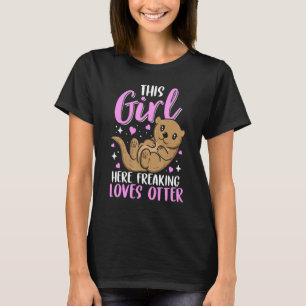 Cute otter  for wife fish otter sea otter T-Shirt
