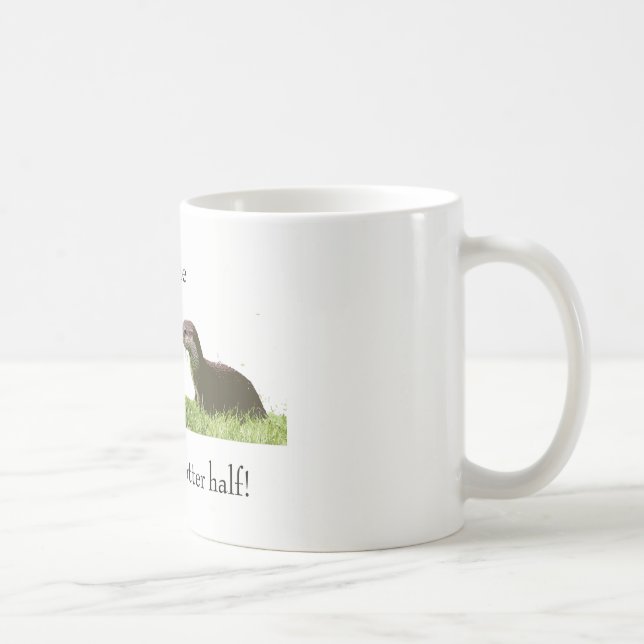Cute otter half mug (Right)