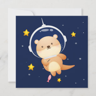 Cute Otter Holiday Card