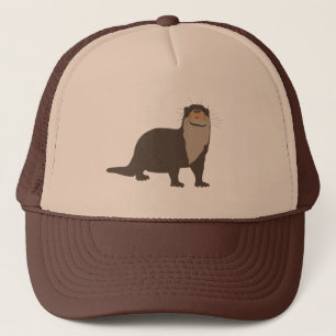 Cute Otter Illustration  Trucker Hat