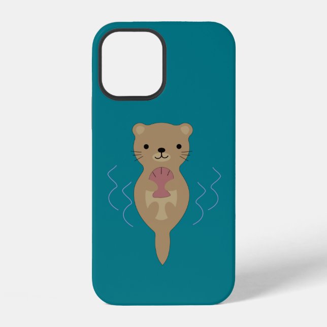 Cute Otter iPhone Case (Back)