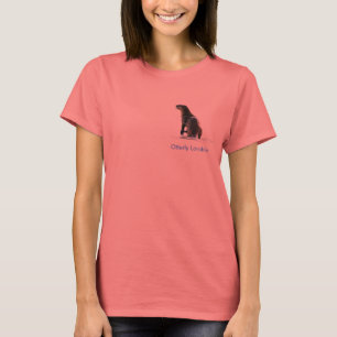Cute OTTER Love Ladies Ringer T-Shirt