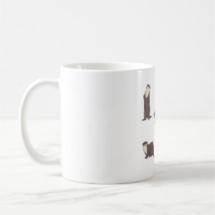 Cute otter pack coffee mug