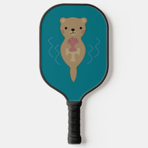 Cute Otter  Pickleball Paddle